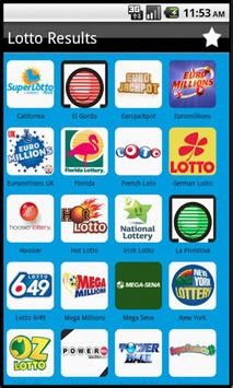 World Lottery results.